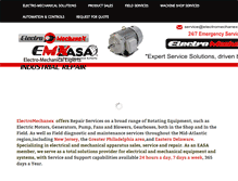 Tablet Screenshot of electromechanex.com